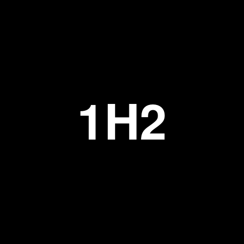 1H2 logo