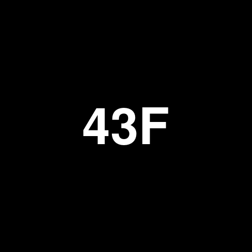 43F logo