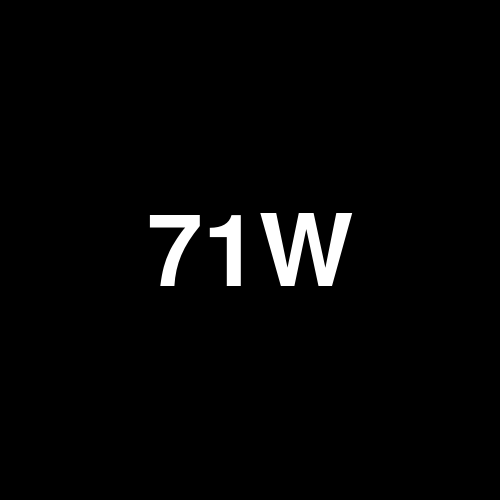 71W