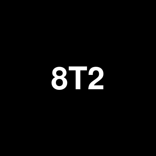 8T2 logo