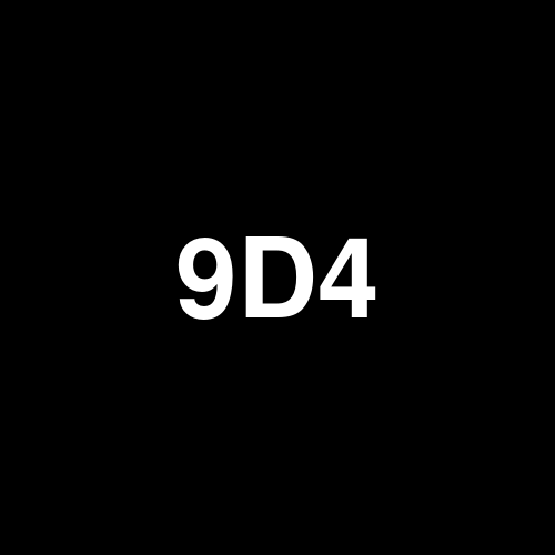 9D4 logo